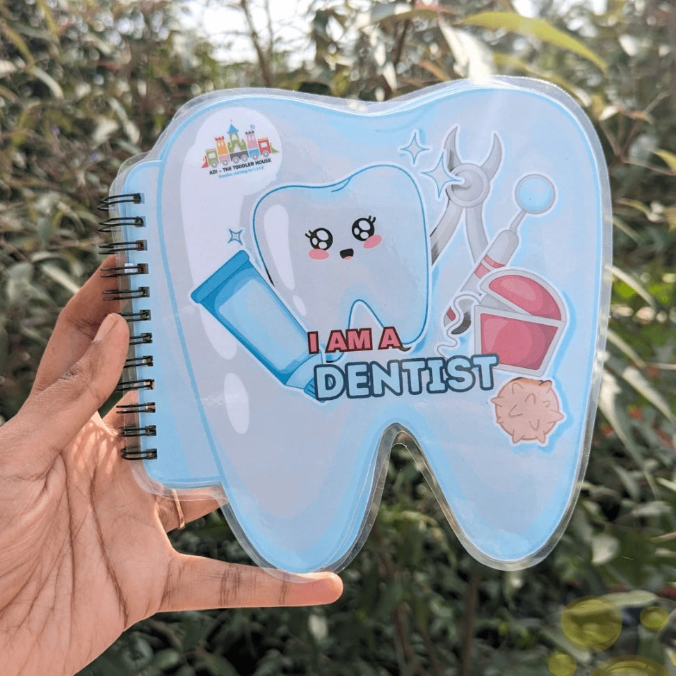 I Am a Dentist Busy Book for Kids Learning Dental Hygiene