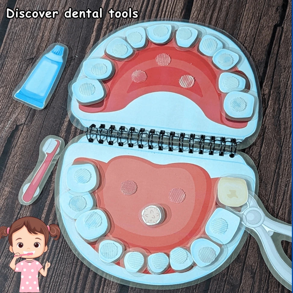 Dentist Busy Book for Teaching Kids About Oral Care