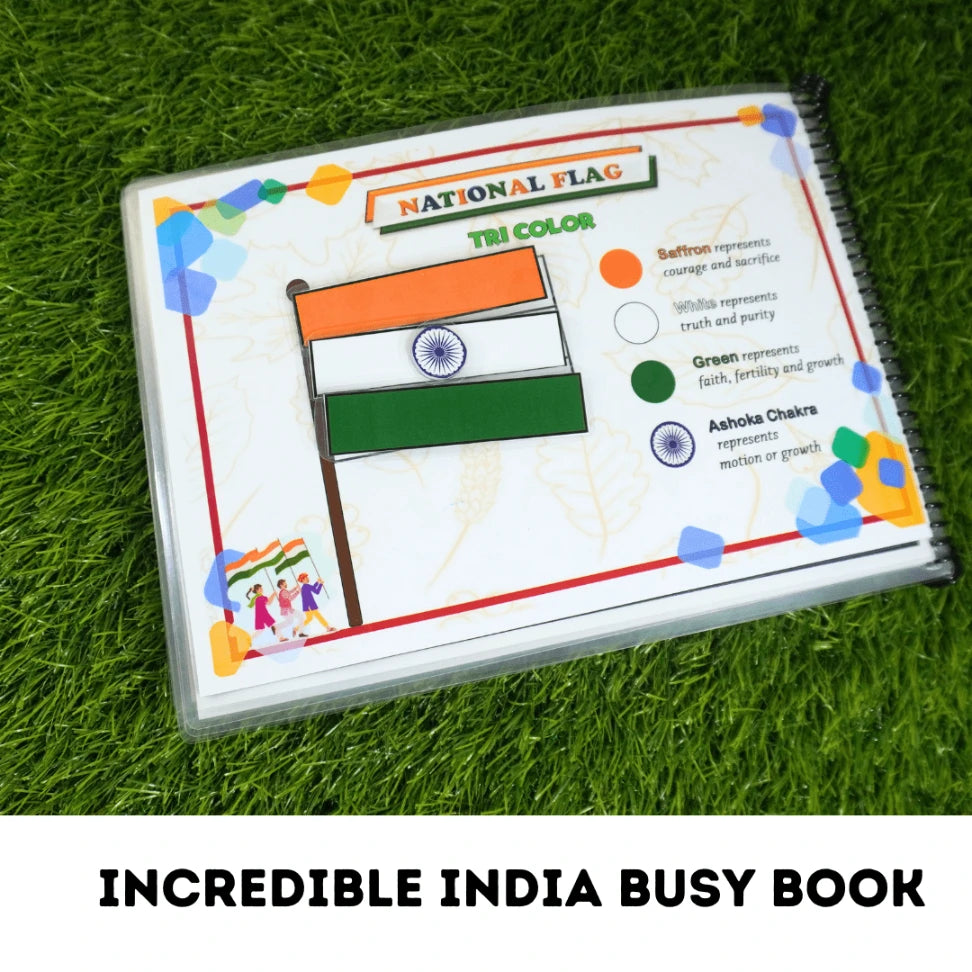 Educational book on Indian culture for toddlers