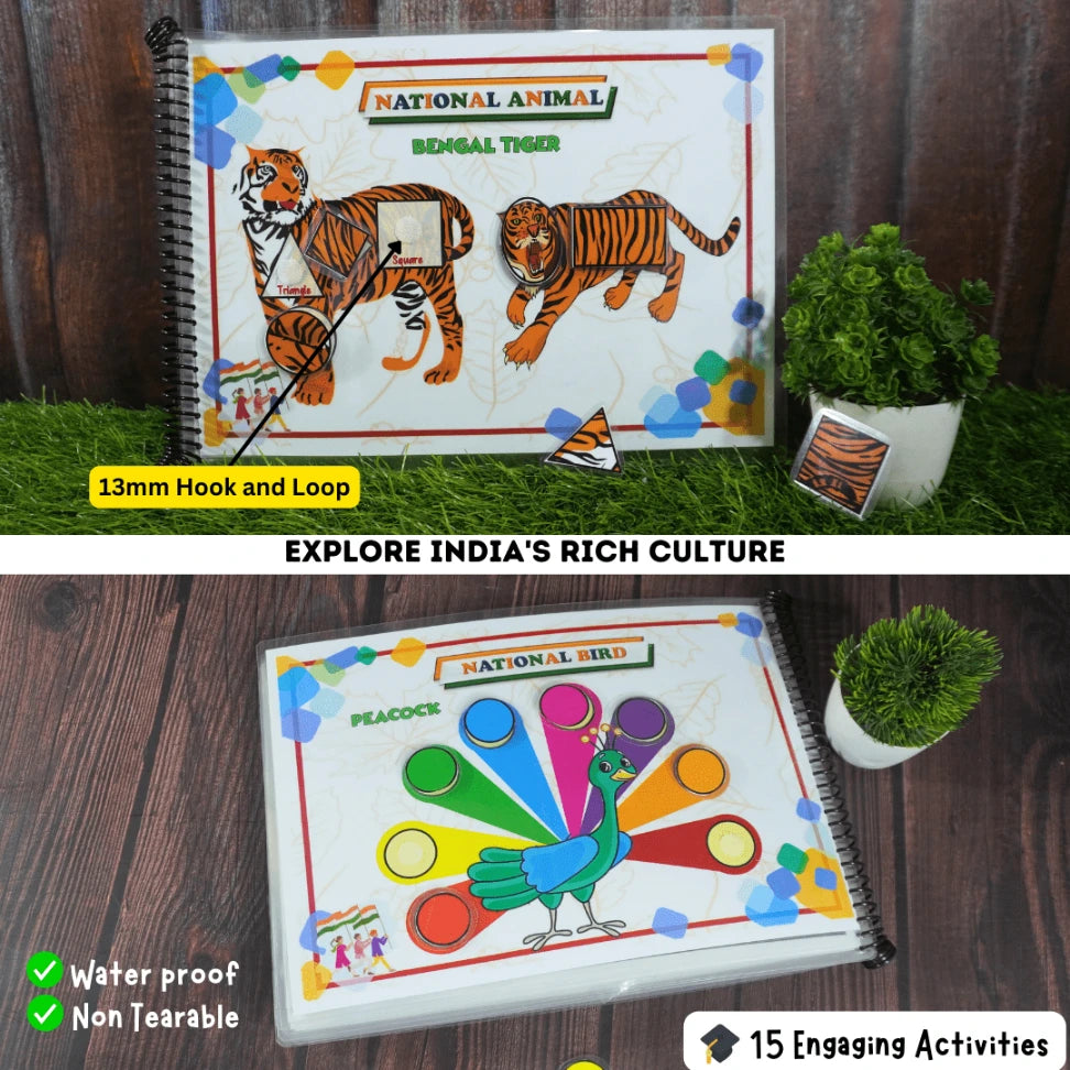 Kids book on Indian national symbols