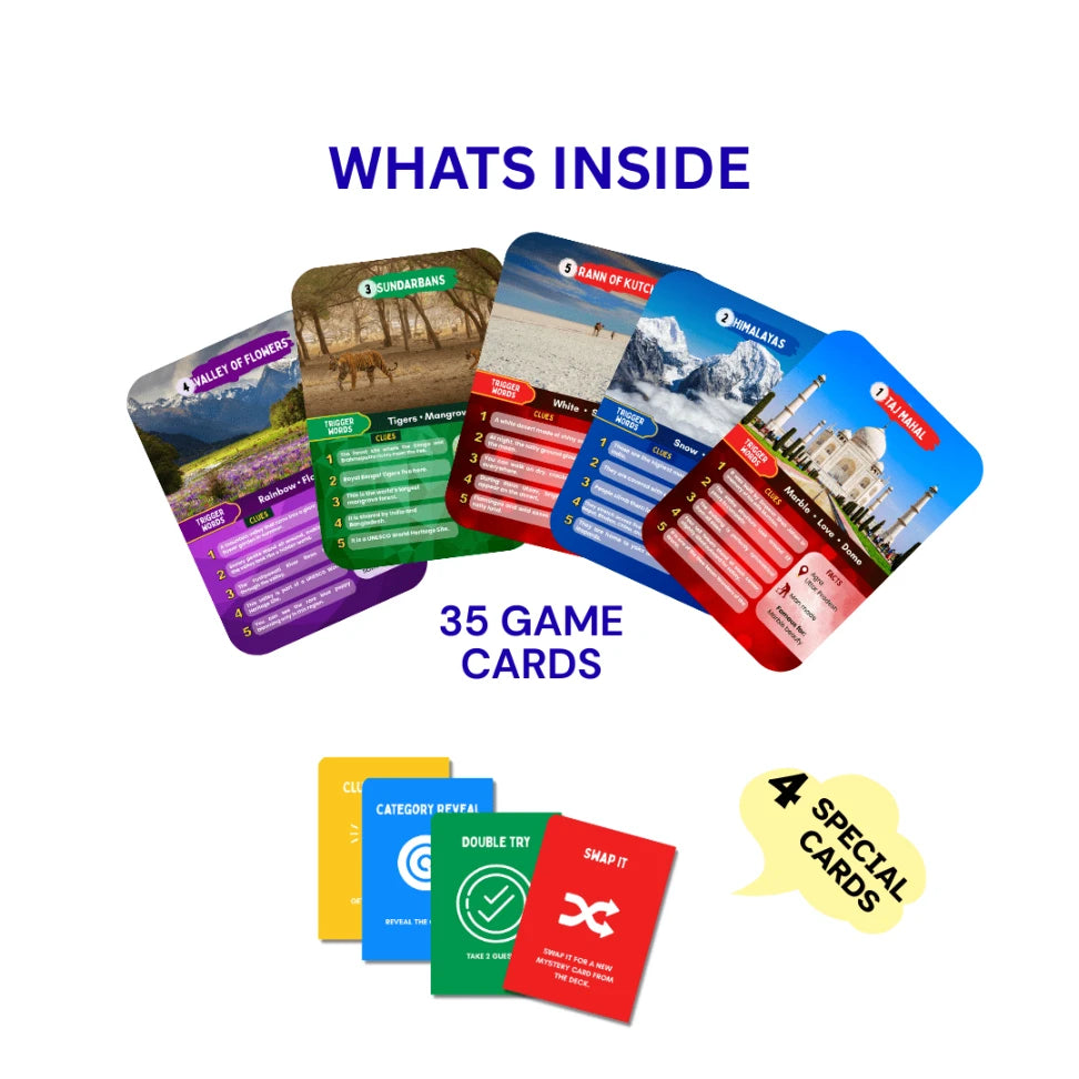 Indian monuments game for kids