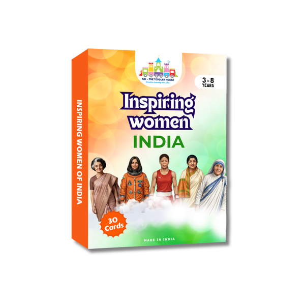 Inspiring Women of India Flash Cards for Kids | 30 GK & Role Model Learning Cards 🇮🇳