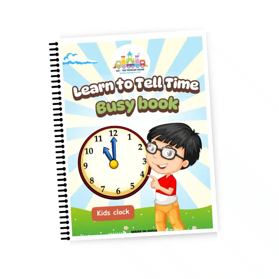 Time-Telling Busy Book for Kids