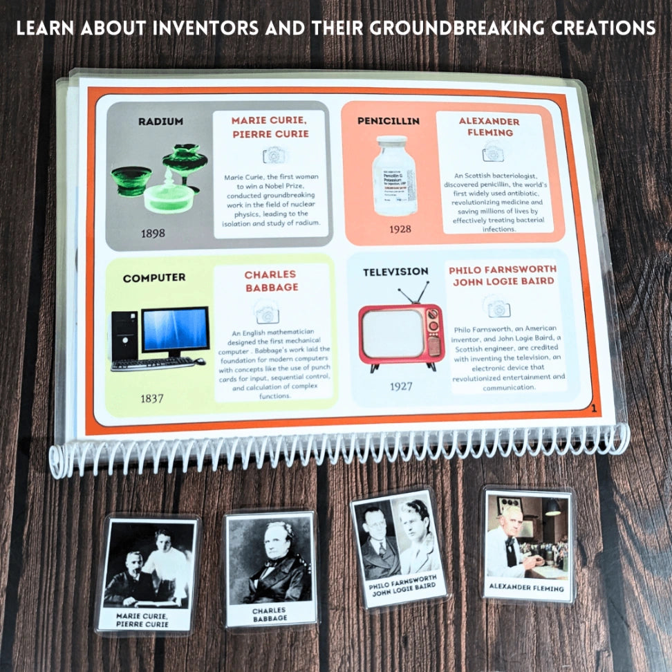 Inventor and Inventions Busy Book