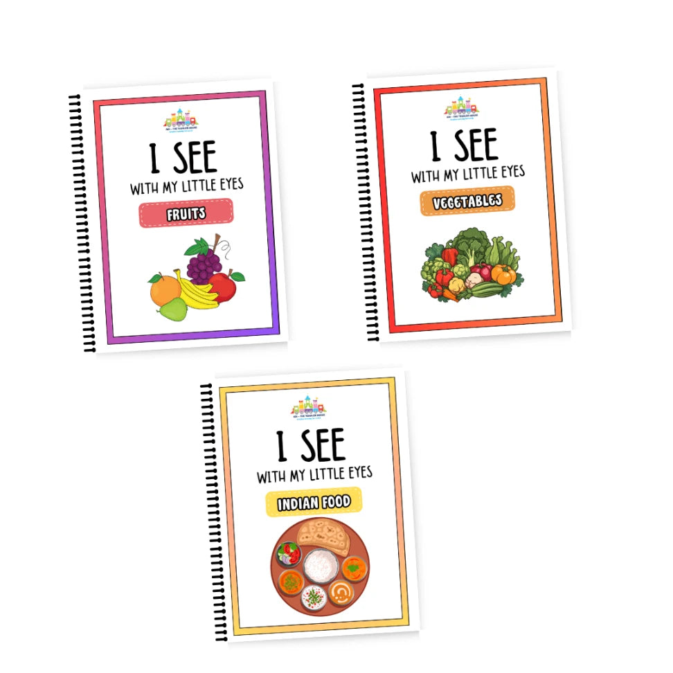 I See... Yummy Things! Adapted Book Set for Toddlers – Food-themed speech development books