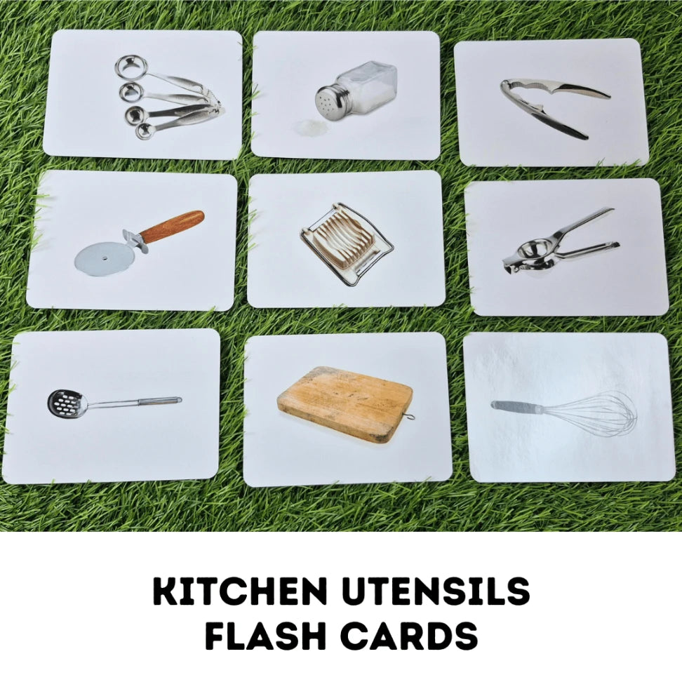 real image flash cards for early learning