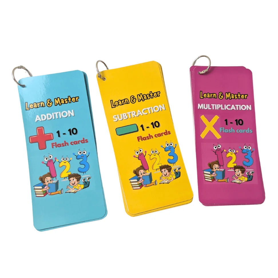 Learn & Master: Math Flashcards