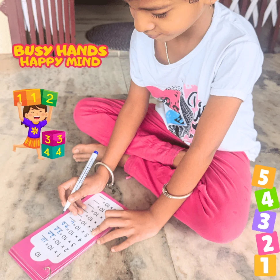 Interactive math flashcards for early learners – helps improve memory and speed.