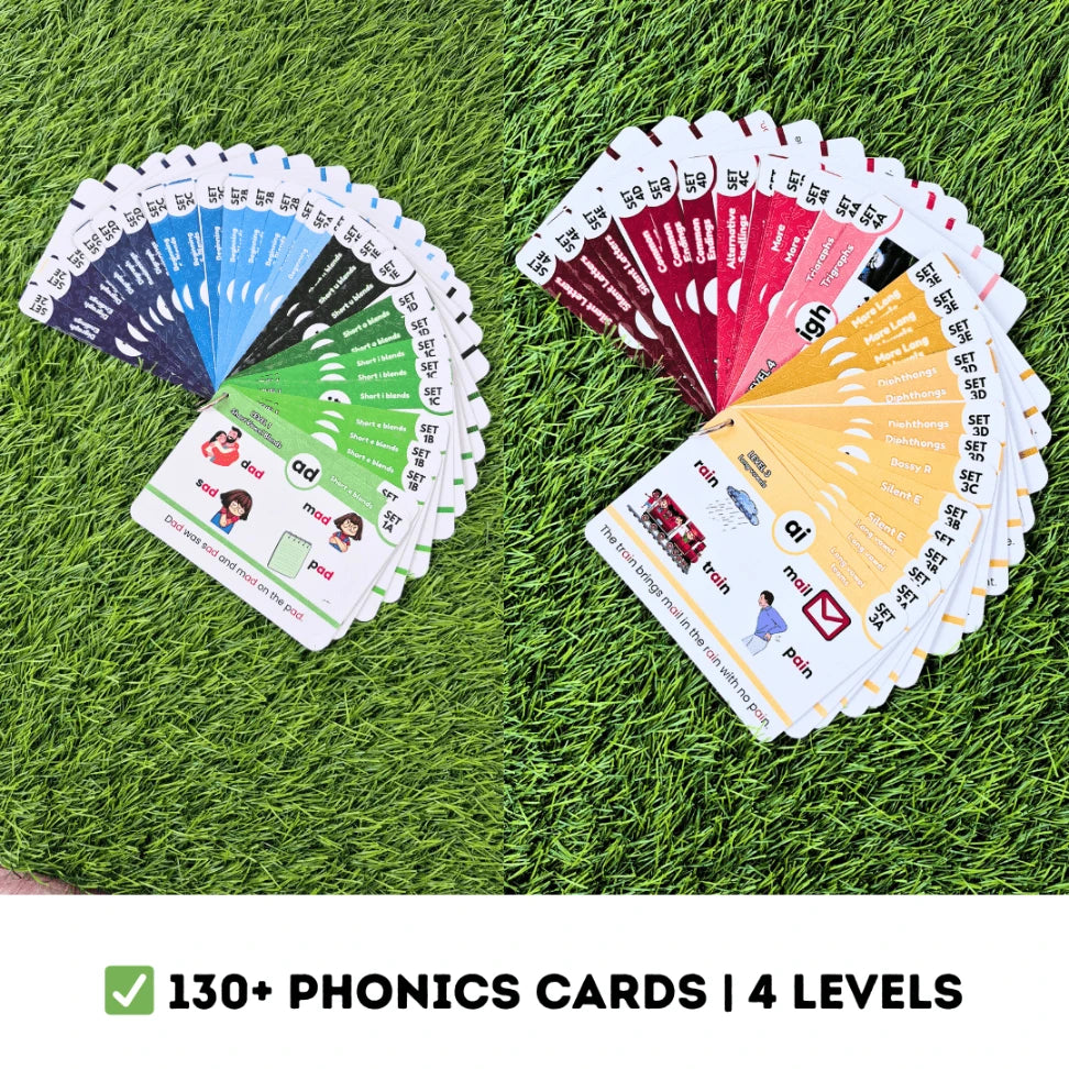 step by step phonics learning kit for children