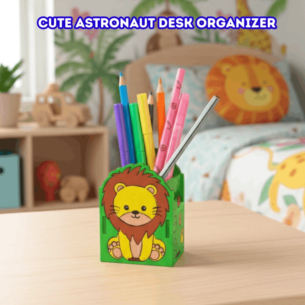 DIY Wooden MDF Pen Stand