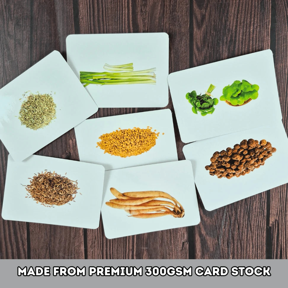 Medicinal herbs - Right Brain Education Flash Cards