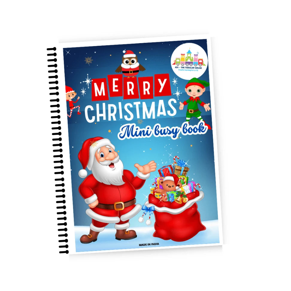 Christmas Busy Book for Kids Aged 3-6