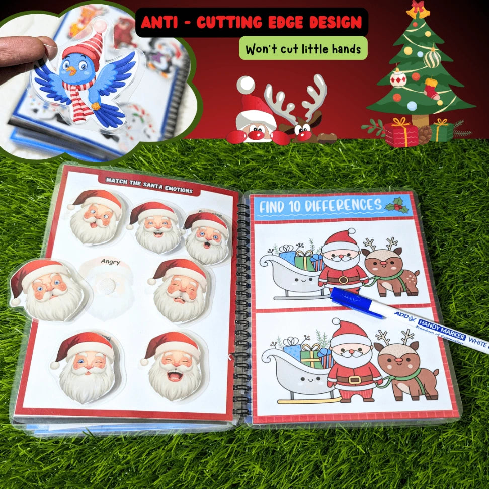 Christmas-Themed Activity Book 
