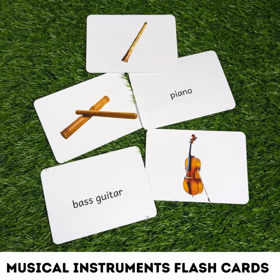 Musical Instruments – Right Brain Educational Flashcards
