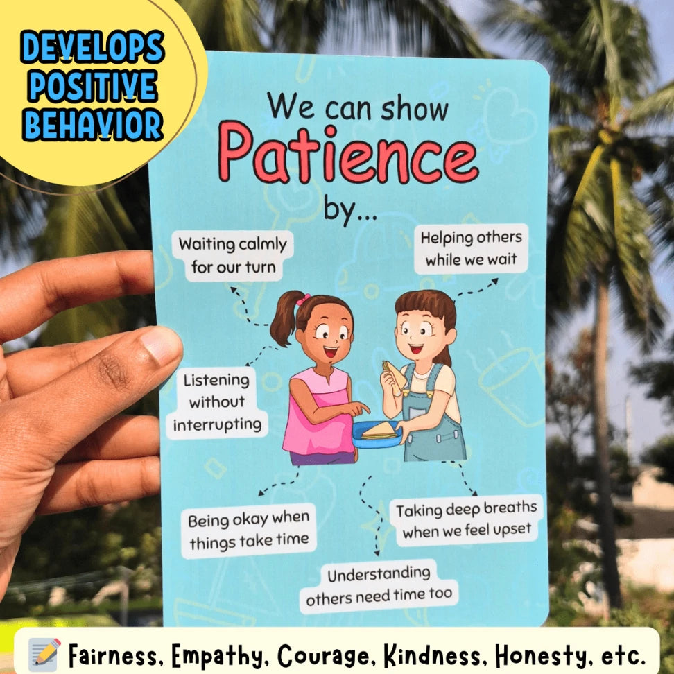 flashcards for teaching values at home