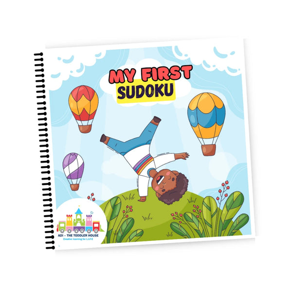 My First Sudoku Busy Book for Kids | 4x4 Reusable Puzzle Activity Book