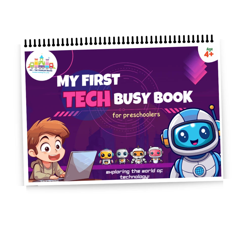Kids tech busy book
