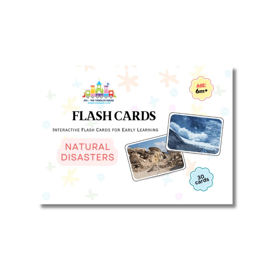 Natural Disasters - Right Bain Flash Cards