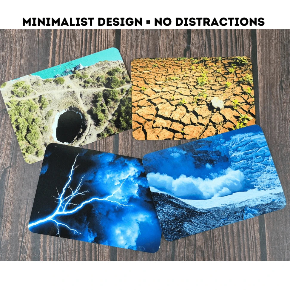 Natural Disasters - Right Bain Flash Cards