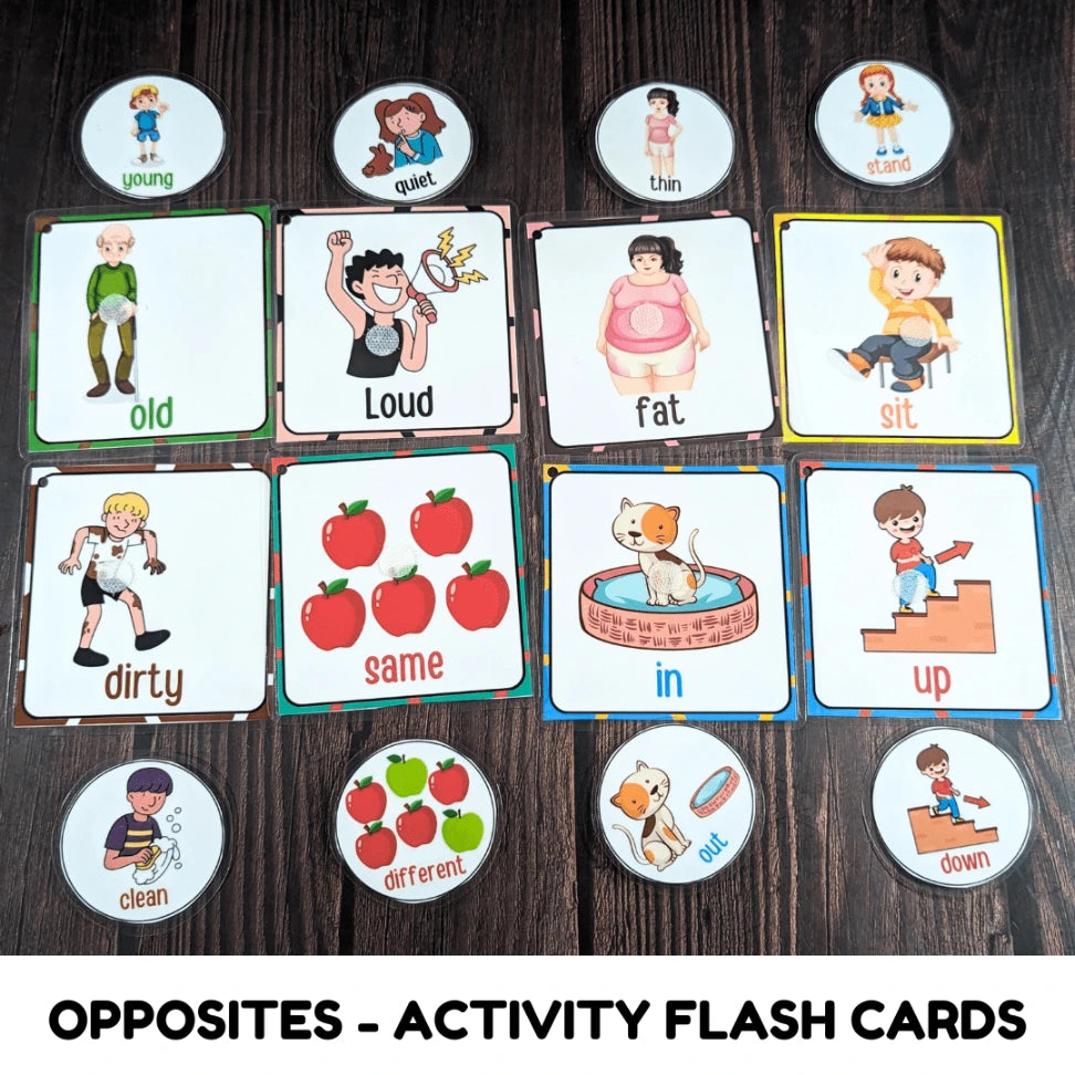 Opposites Flash cards