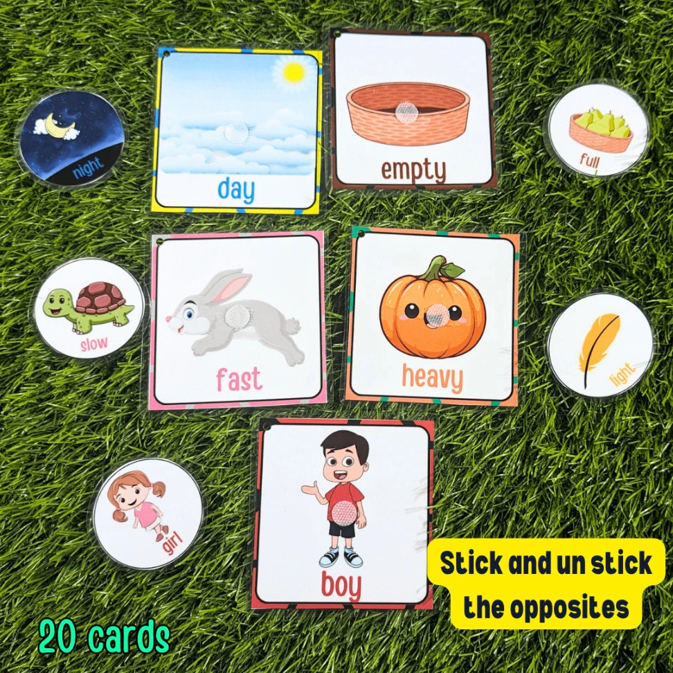 Opposites Flash cards