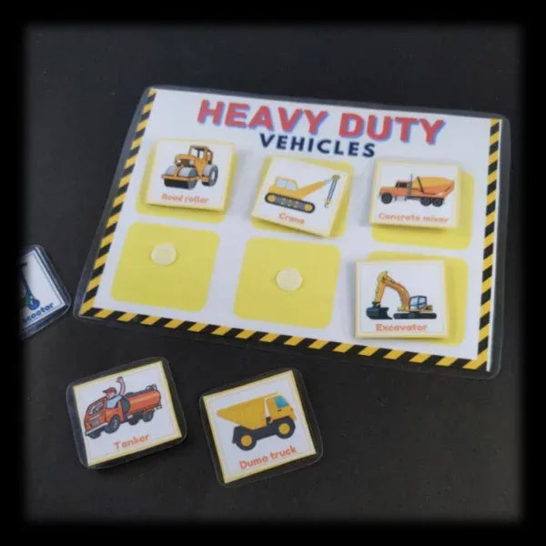 Vehicles sorting mats