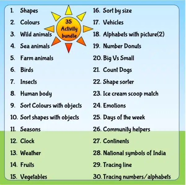 Knowledge book for little explorers