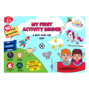 My First Activity Binder – Montessori Busy Book for Toddlers (2–4 Years) | 10 Reusable Learning Activities