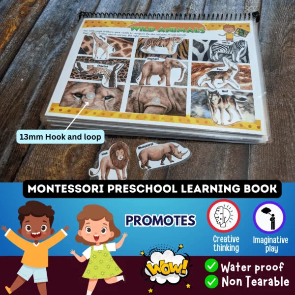 Preschool activities – A busy book for kids