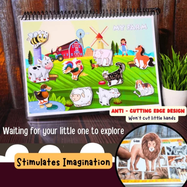 Preschool activities – A busy book for kids