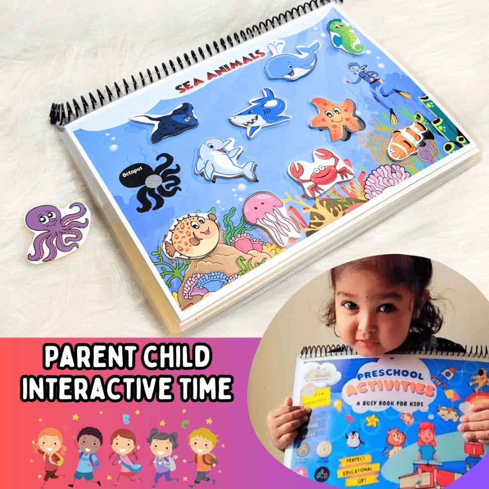 Preschool activities – A busy book for kids