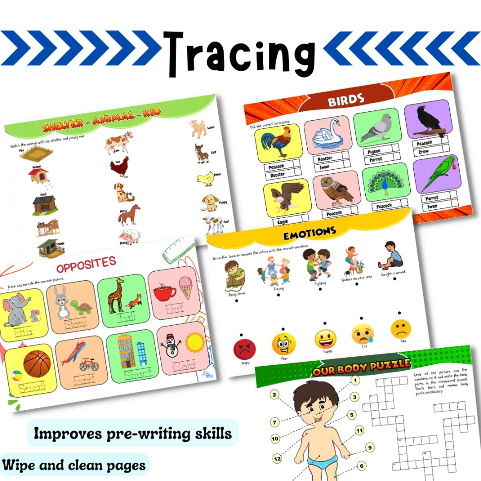 Preschool activities – A busy book for kids