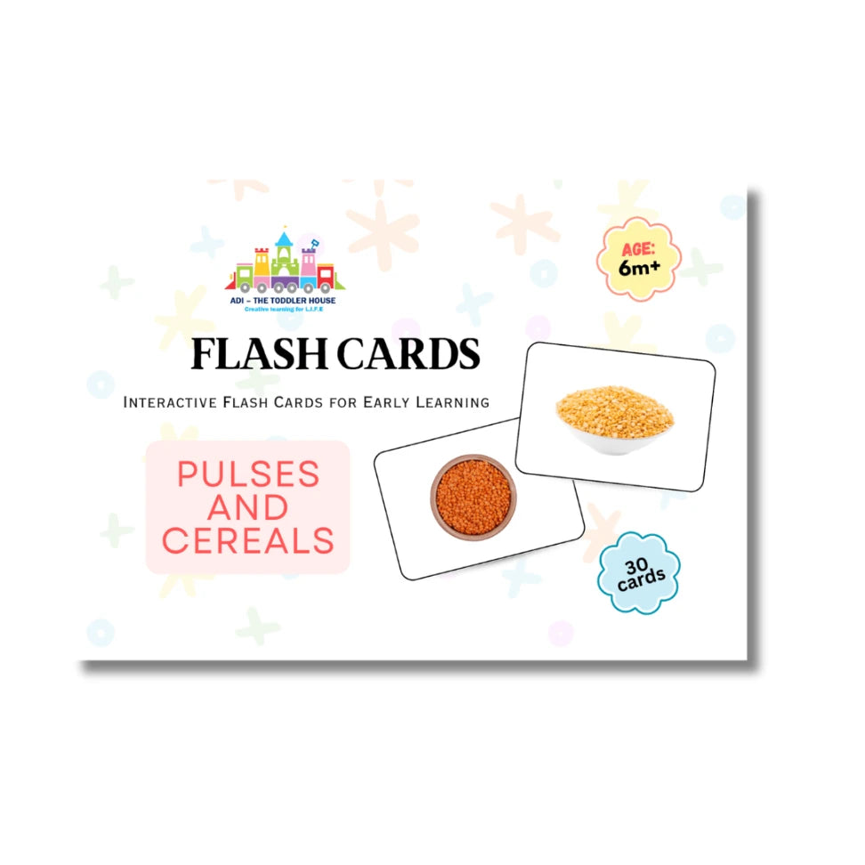 Pulses and Cereals - Right Brain Flash Cards