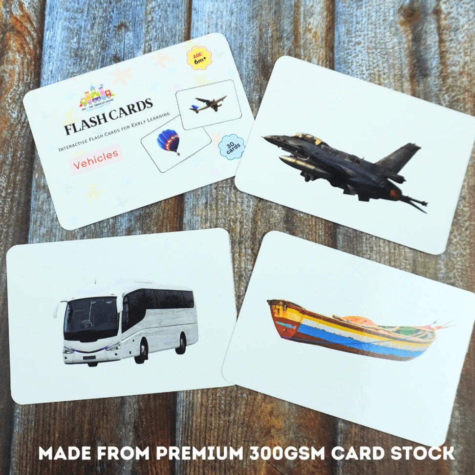 Vehicles - Right Brain Flash Cards