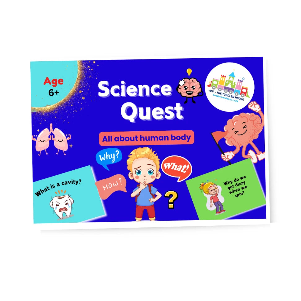 Human body flashcards for kids