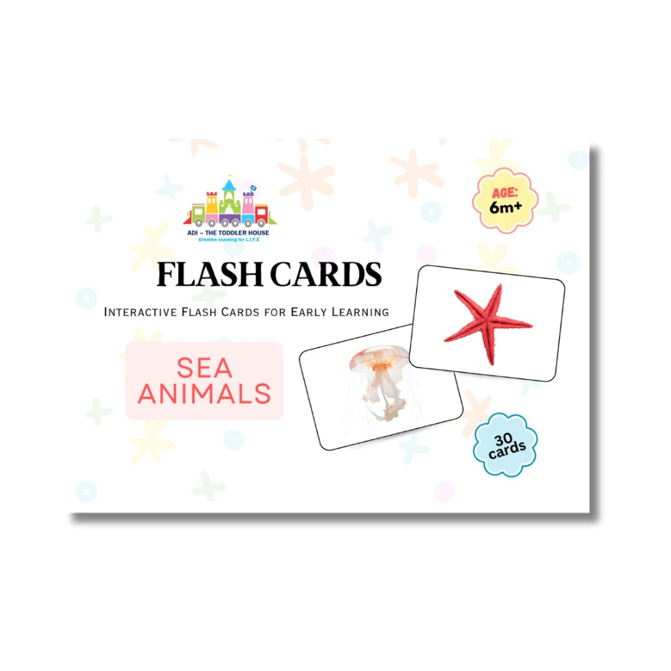 Sea Animals - Right Brain Flash Cards
