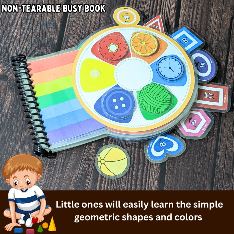 Shapes & Colors sorting busy book