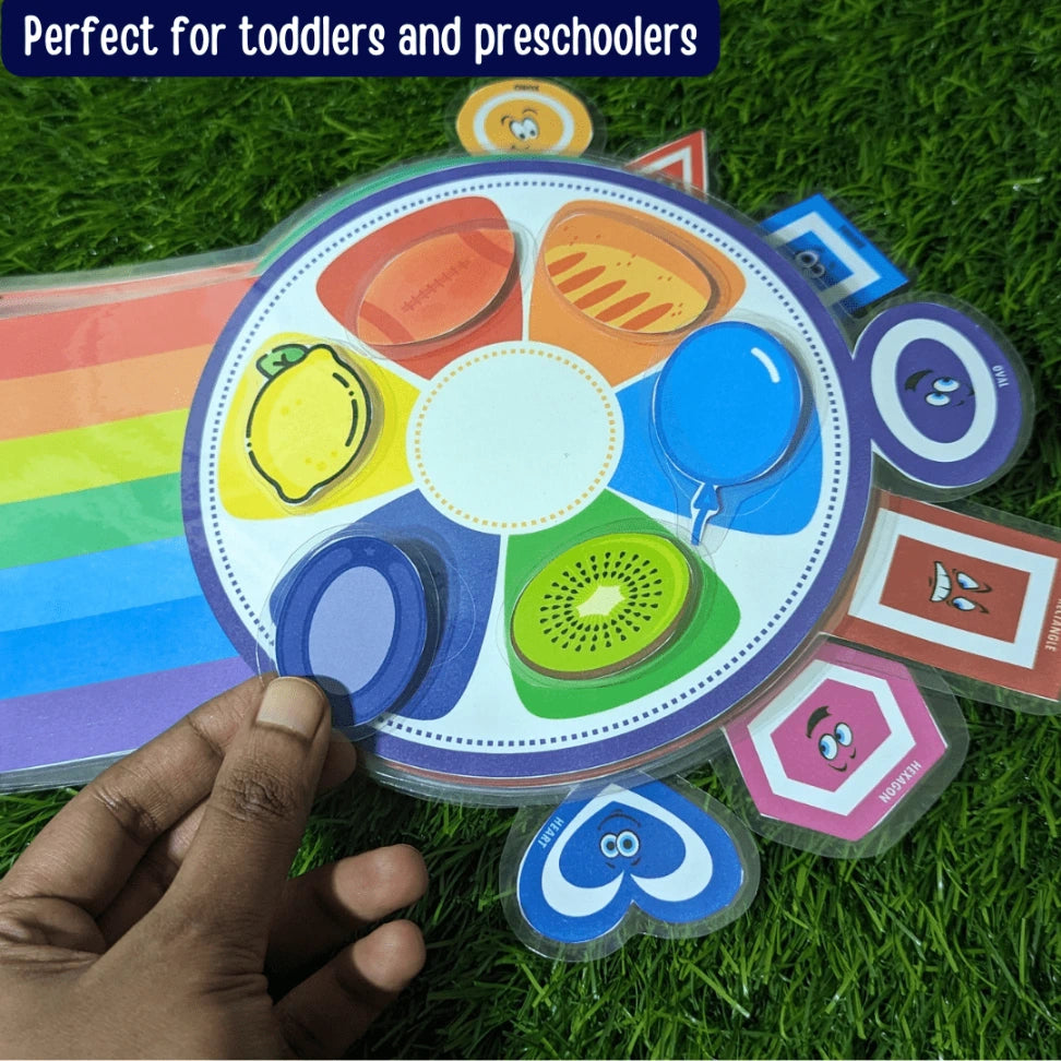 Shapes & Colors sorting busy book