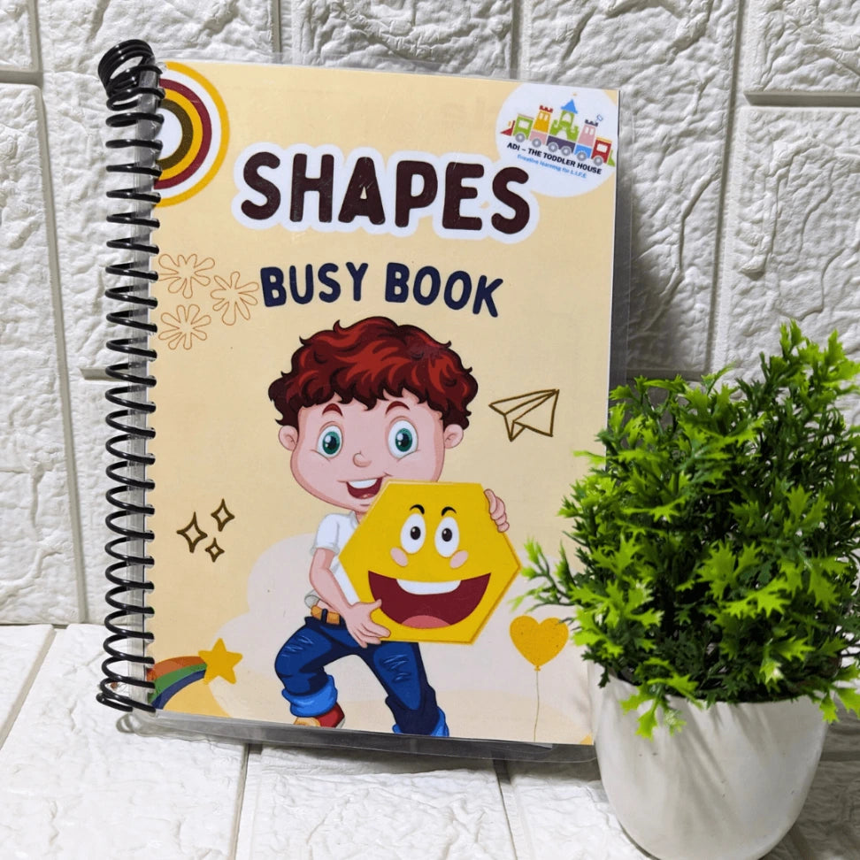 Shapes busy book