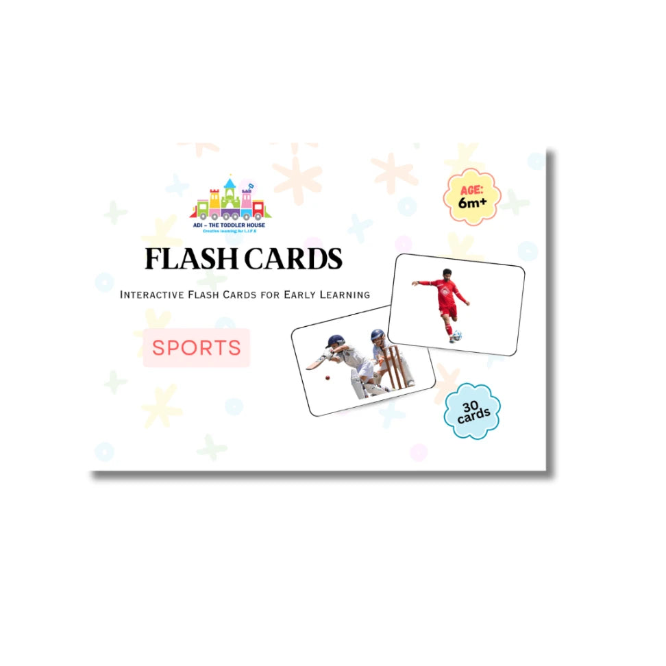 educational sports flash cards for toddlers