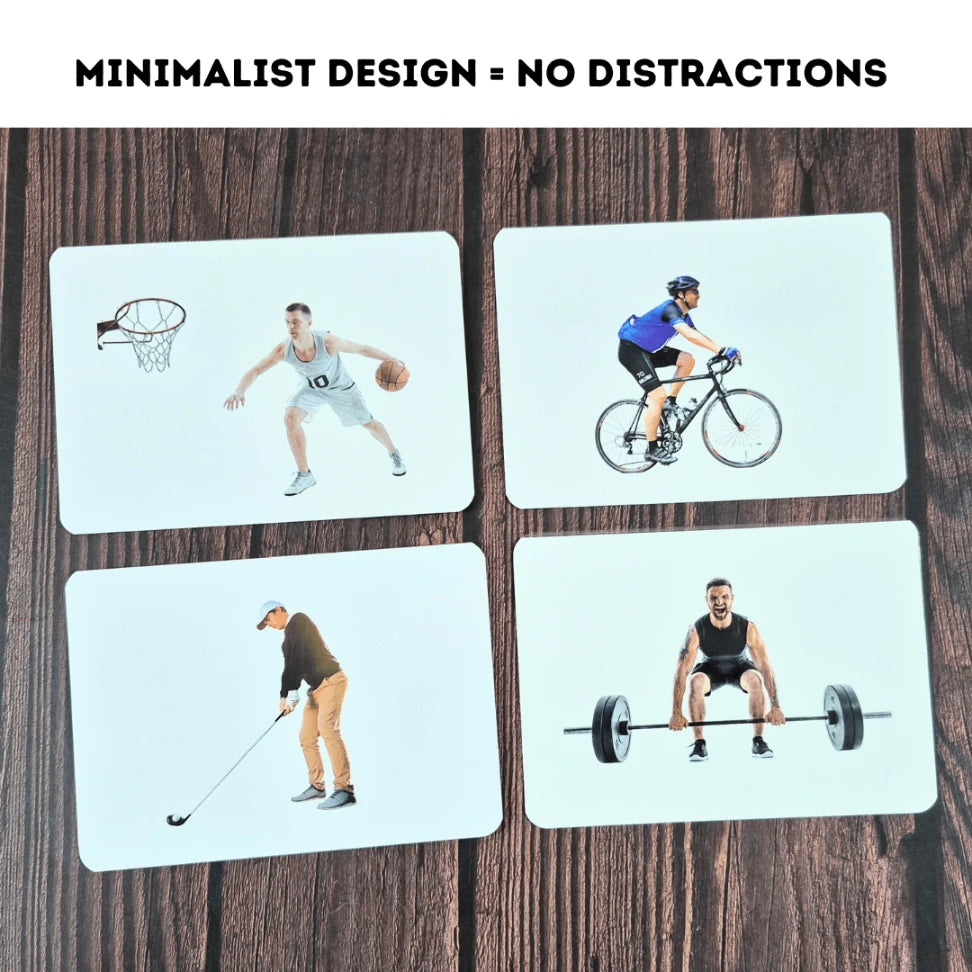 sports flash cards for preschoolers