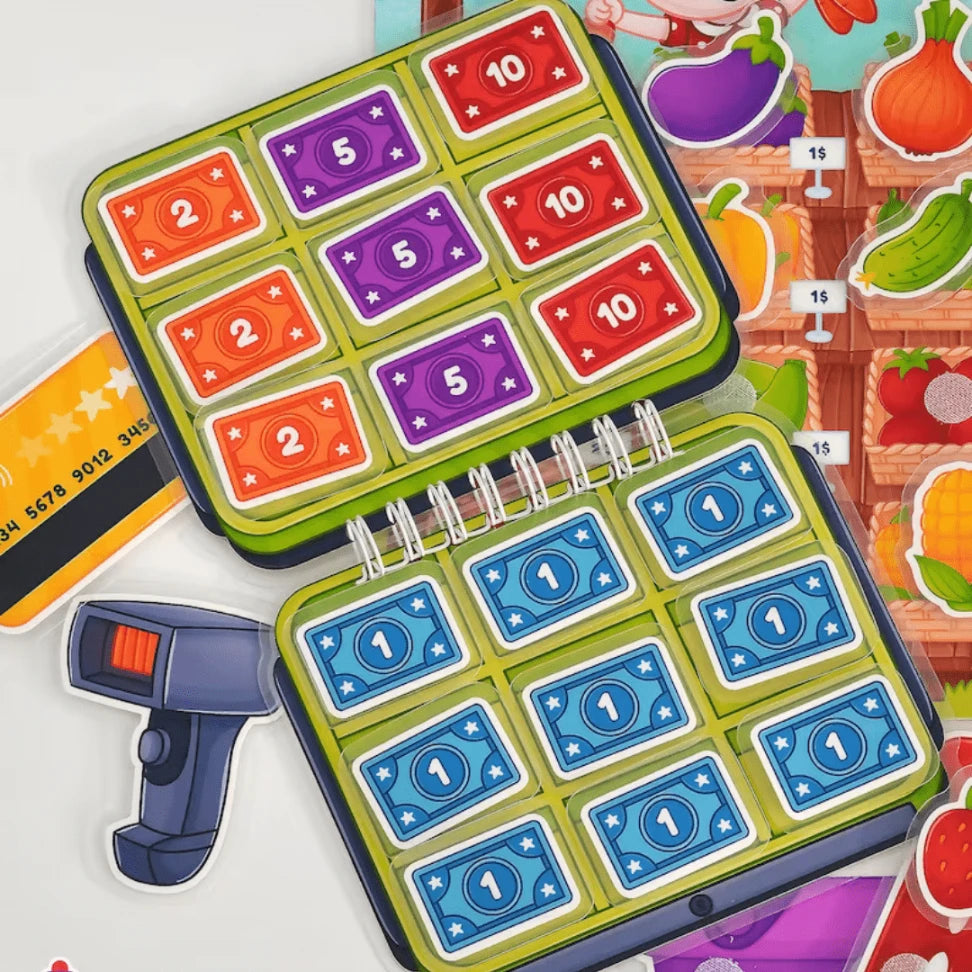 Supermarket Busy Book, Shopping Grocery Game