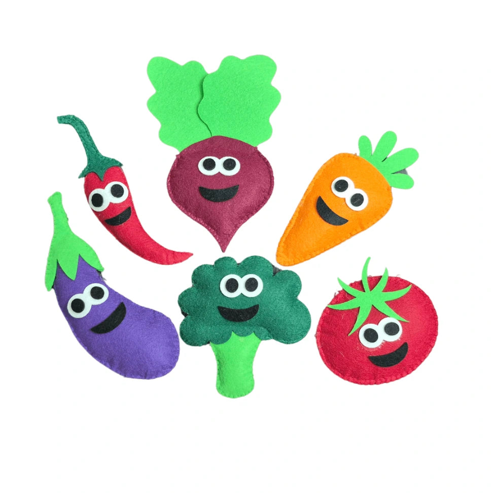 Montessori vegetable play toys