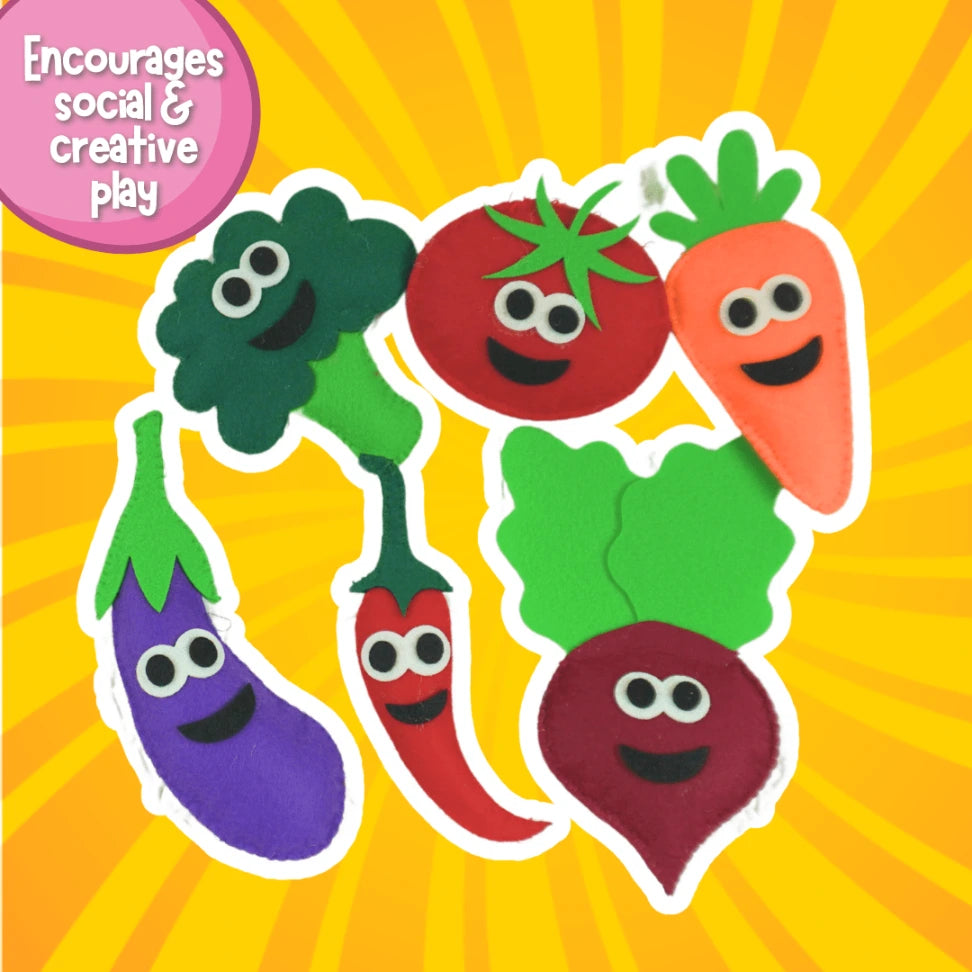 durable soft vegetable toy set