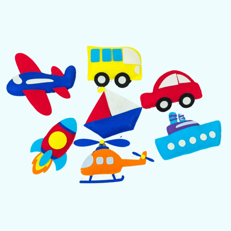 Vroom Vroom Vehicles! – Felt Pretend & Play Toy