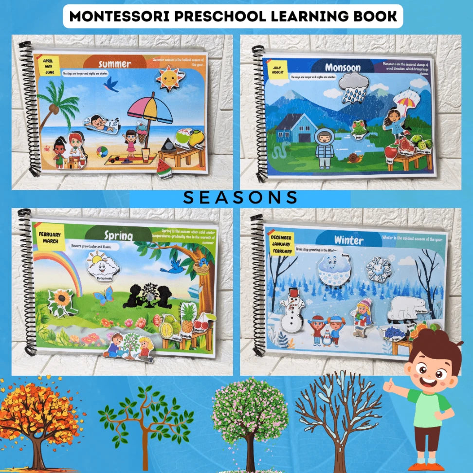 Weathers and seasons busy book