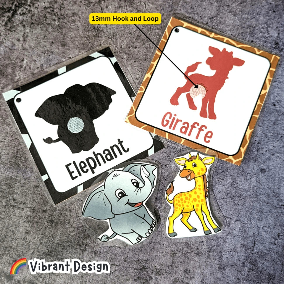 Wild Animals Activity Flash cards