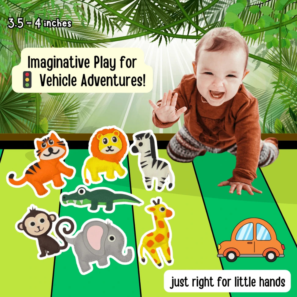 Wild Animals – Felt Pretend & Play Toy