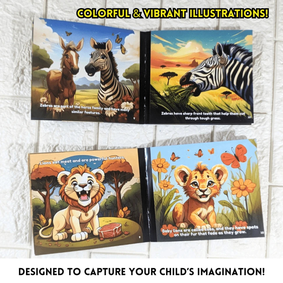📚 Say Hi to Wild Animals – Pack 1