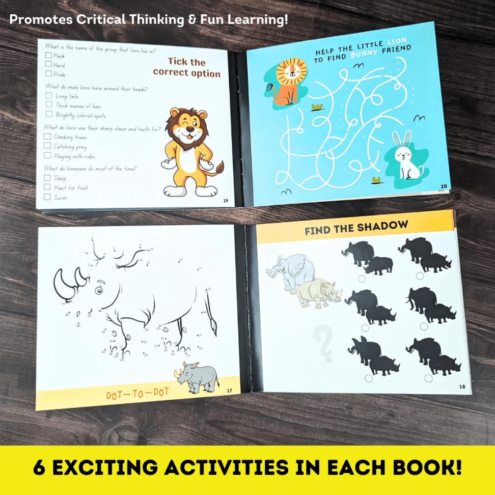 📚 Say Hi to Wild Animals – Pack 1